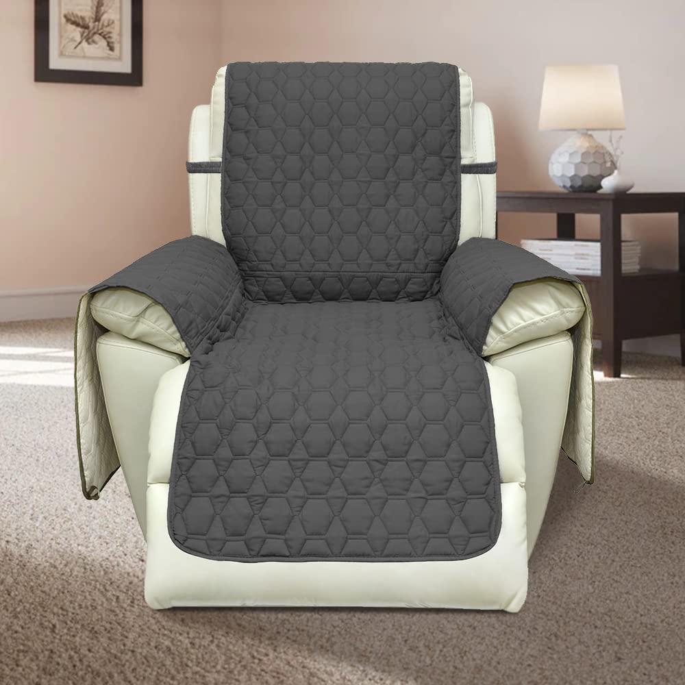 Rbsc Home 30 Inch Recliner Cover 100% Waterproof Anti-Slip Large Recliner Slipcovers For Pets,Seniors, Dogs,Cats And Kids,Washab