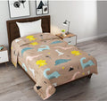 Goldzen All Season Single Bed Kids Ac Comforter | Duvet | Blanket | Quilt. Size (60 X 90 Inches). Animal Print