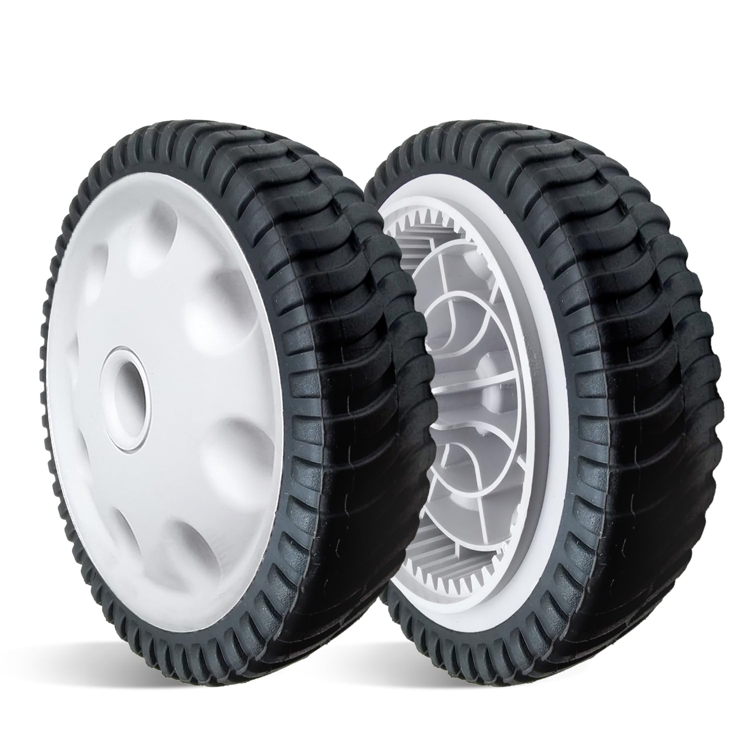 2Pcs Front Drive Wheels Replaces Mtd Troy-Bilt Cub Cadet 734-04018C 734-04018A 734-04018B 73404018B 12Av569Q597