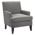 Madison Park Colton Accent Hardwood, Brich Wood, Faux Velvet, Bedroom Lounge Mid Century Modern Deep Seating, High Back Club Sty