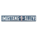 Ford Mustang Metal Street Sign - Mustang Alley Metal Sign for Garage, Man Cave or Shop