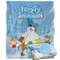 Frosty The Snowman Frosty And Kids Silky Touch Super Soft Throw Blanket 50' X 60'