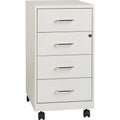 Lorell 18" 4 Drawer Steel File Cabinet in White