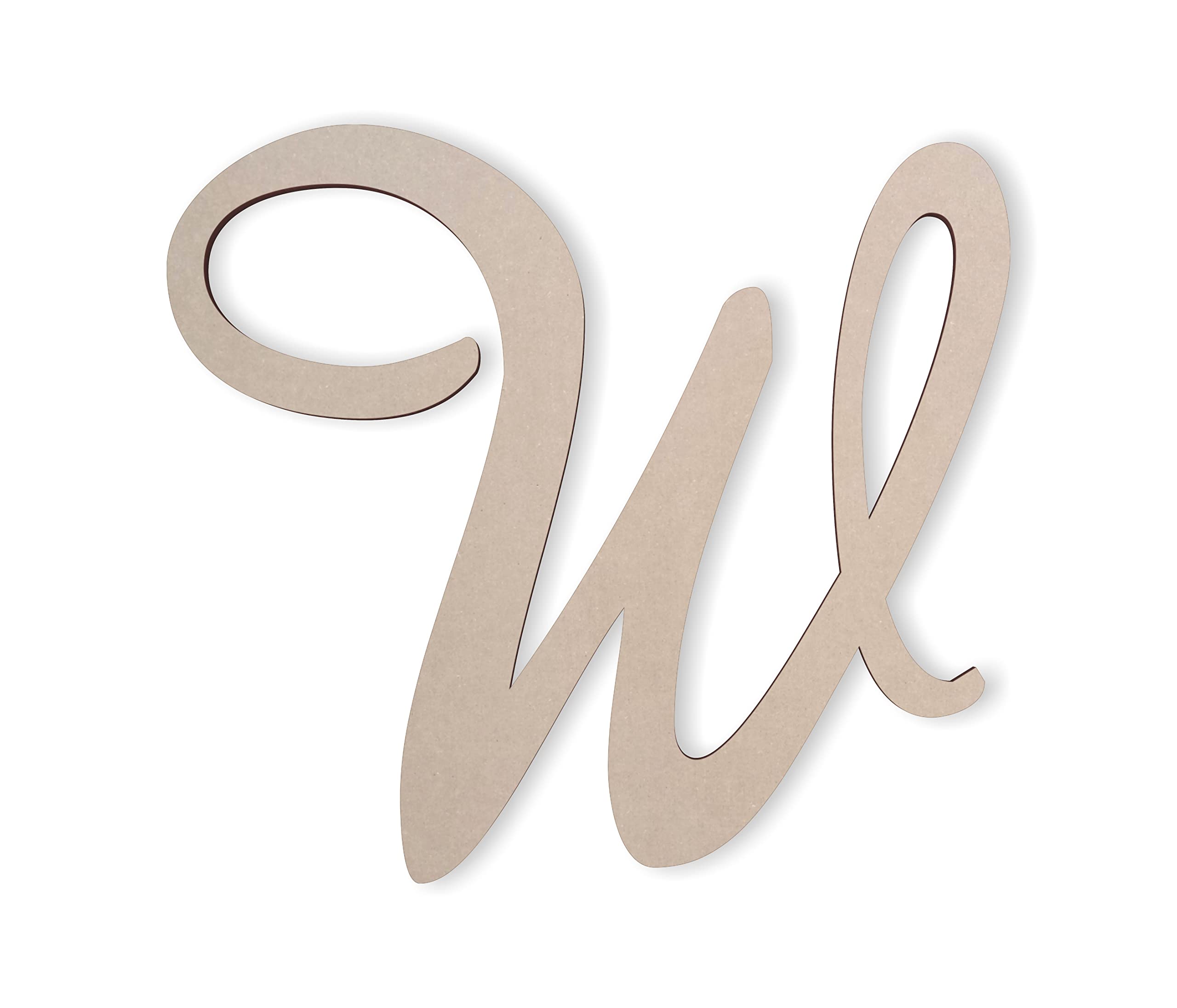 Jess And Jessica Wooden Letter B, Wooden Monogram Wall Hanging, Large Wooden Letters, Cursive Wood Letter