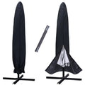 Nettypro Umbrella Cover For 6Ft To 9Ft Patio Umbrellas, Waterproof And Ripstop Market Umbrella Parasol Cover With Zipper And Rod