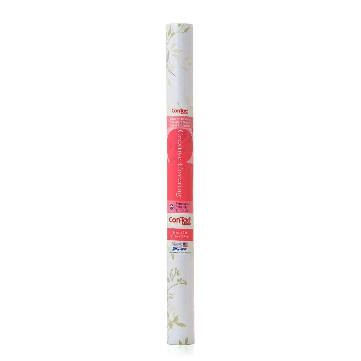 Con-Tact Brand Creative Covering Self-Adhesive Shelf and Drawer Liner, 18' x 9', Aspen Aloe (09F-C9I63-12)