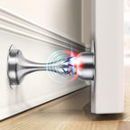 Winonly Door Stopper, Magnetic Door Stop, Stainless Steel, Magnetic Door Catch, 3M Double-Sided Adhesive Tape, No Drilling, Scre