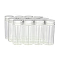 Magic Season Decorative Glass Bottles (12 Pcs w/Aluminum Caps / 1 fl oz.)