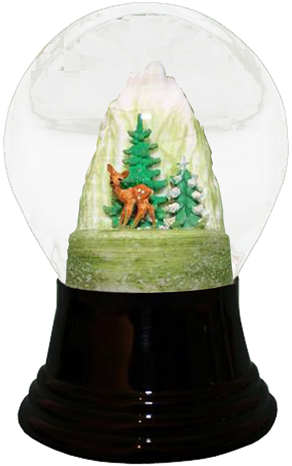 Alexander Taron Importer Pr1565 Perzy Snowglobe, Medium Doe-5&quot; H W X 3&quot; D, 5&quot; X 3&quot; X 3&quot;, White