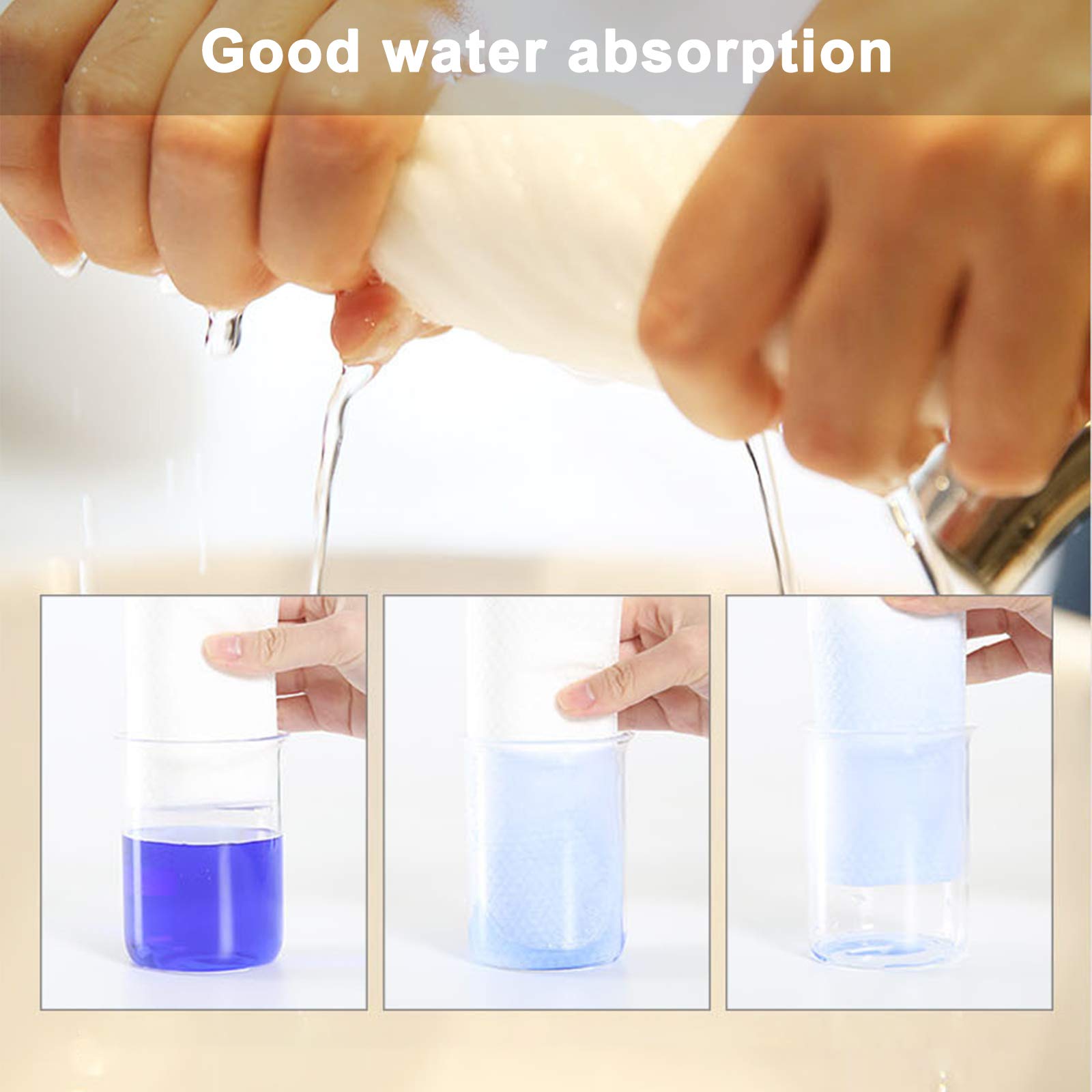 Hipruict Disposable Bath Towels, 50 Pcs White Disposable Guest Towels 25.6    X 11.8   , Health And Safety, Spa And Salon Qualit