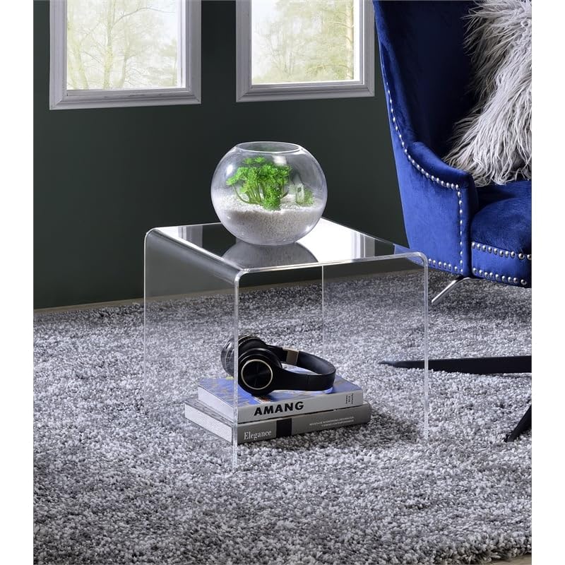 Progressive Furniture Acrylic End/Bunching Table, Clear