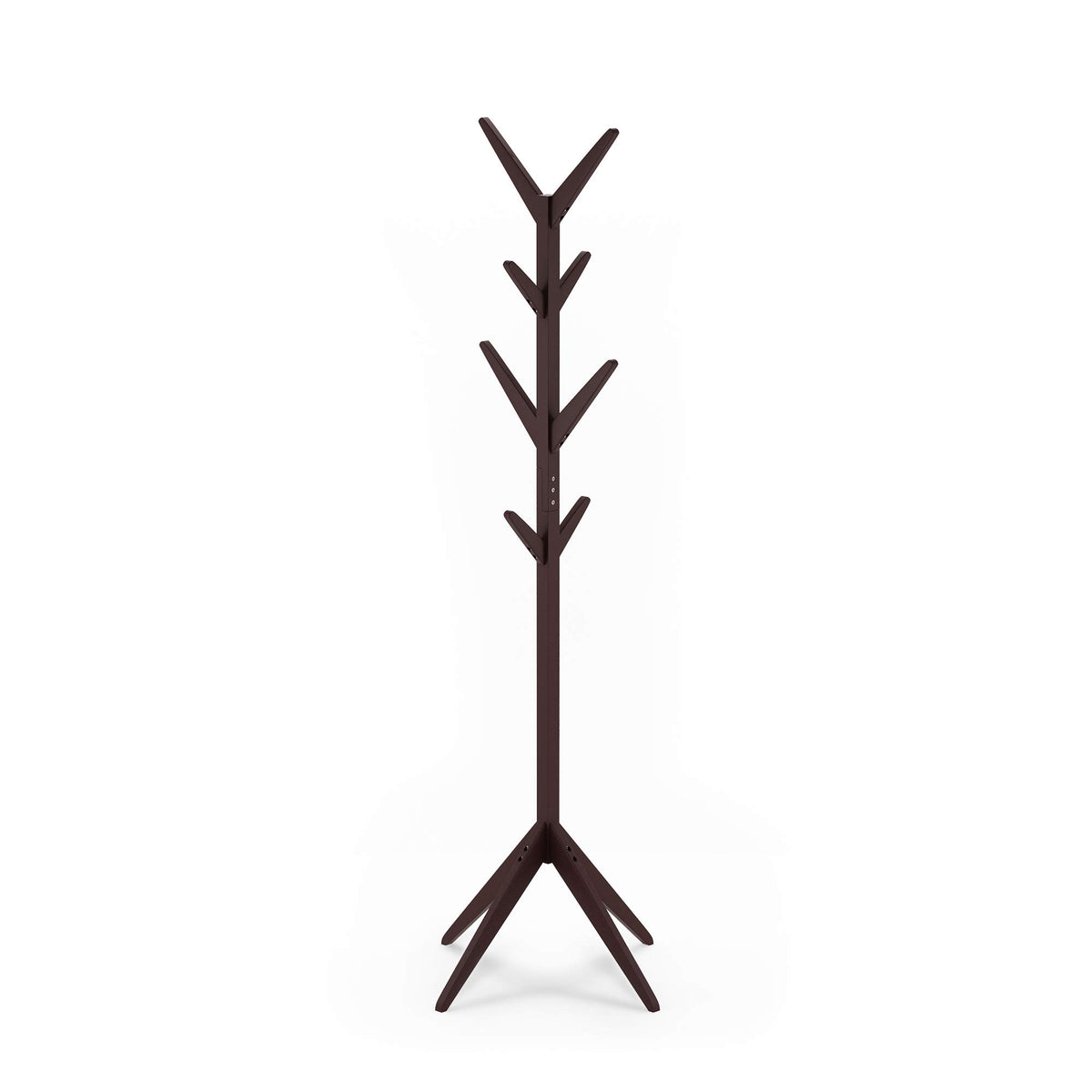 Furinno Yaotai Tree-Shaped Coat Rack Stand, Espresso