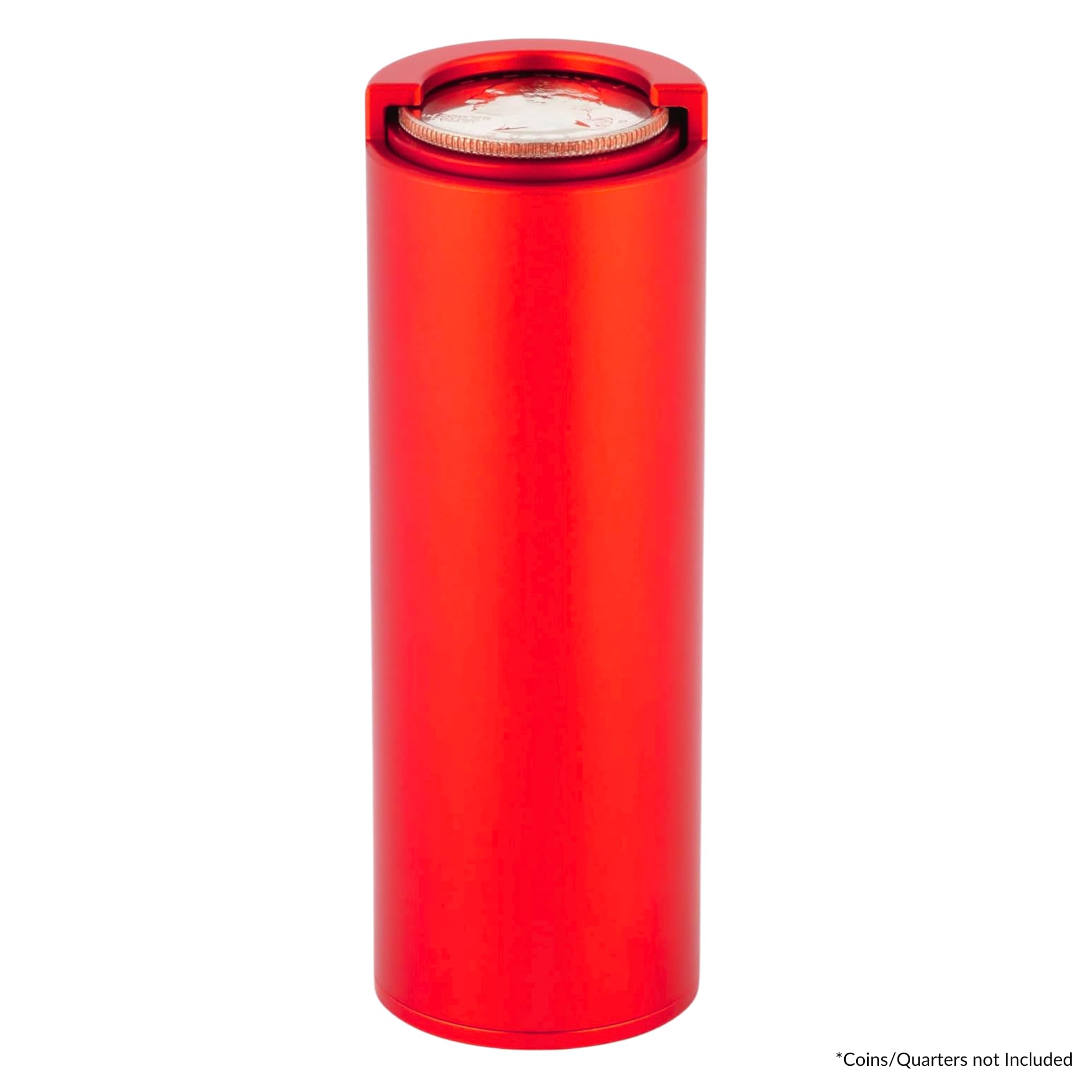 Beer City Billiards - Coin Holders Quarter Dispensers (Aluminum, Red)