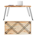 Sleekform Portable Folding Desk - Wood Foldable Table - No Assembly Easy Fold Desks for Small Spaces - Space Saving Collapsible 