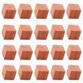 20 Pieces Cedar Blocks Square Cedar Planks Chips Wooden Cedars Cube Space Storage Accessories for Clothes Storage