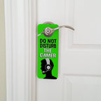 Graphics And More Do Not Disturb The Gamer Boy Male Man Plastic Door Knob Hanger Sign