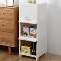 Lamok Multipurpose Stackable Cupboard Drawer For Clothes, Kitchen Item Storage; Wardrobe Cabinet Organizer For Home, Office (Whi