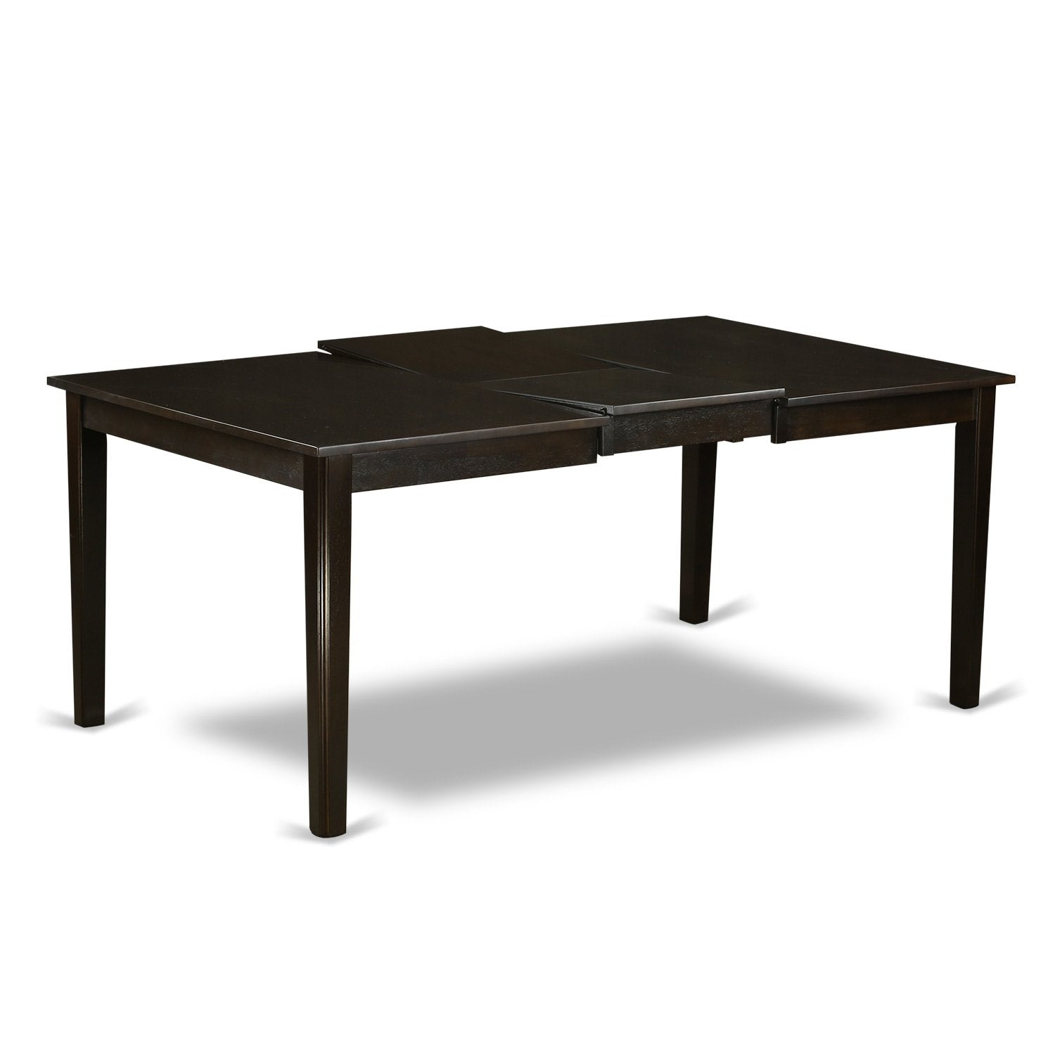 East West Furniture HEBO7-CAP-C Henley 7 Piece Modern Set Consist of a Rectangle Wooden Table with Pedestal and 6 Linen Fabric Kitchen Dining Chairs, 42x72 Inch