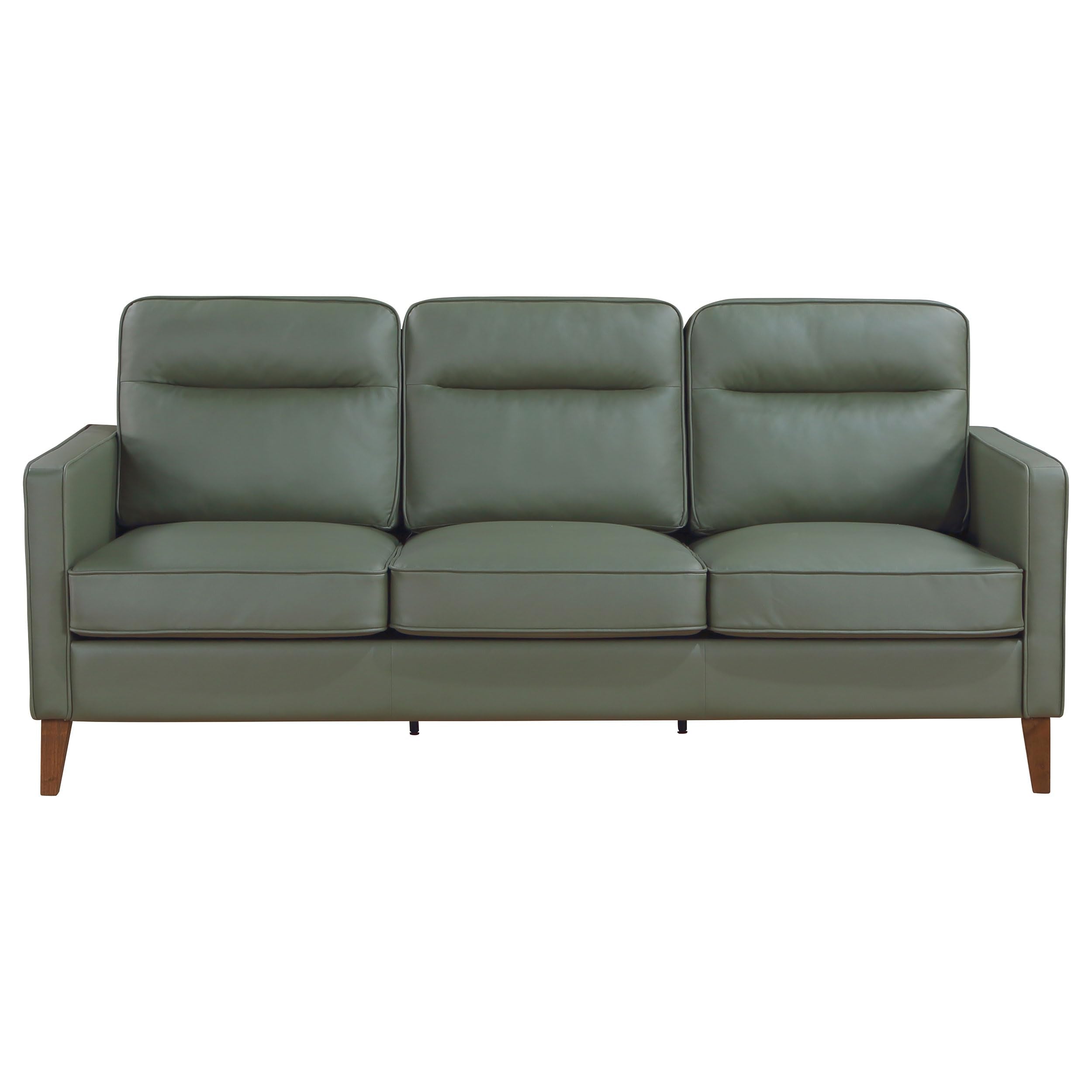 Coaster Jonah Upholstered Track Arm Sofa Green