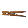 LWR CRAFTS Wooden Large Clothespins 3-5/16 8.4cm 30 Pieces Per Pack (Jacobean)
