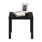Furinno Classic Homey Square Parsons Side End Table, 1-Pack, Black
