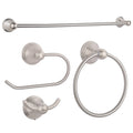 FILTA Bathroom Hardware Set, Brushed Nickel Towel Rack Set Towel Bar Set for Bathroom, 4 Pieces Bathroom Towel Holder Set, Bath 
