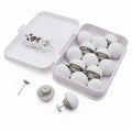 Mqupin Duvet Pin Duvet Clips 16 Sets, Duvet Cover Pins Comforter Clips With Soft Fabric Material, Double Sided Pin Fasteners For