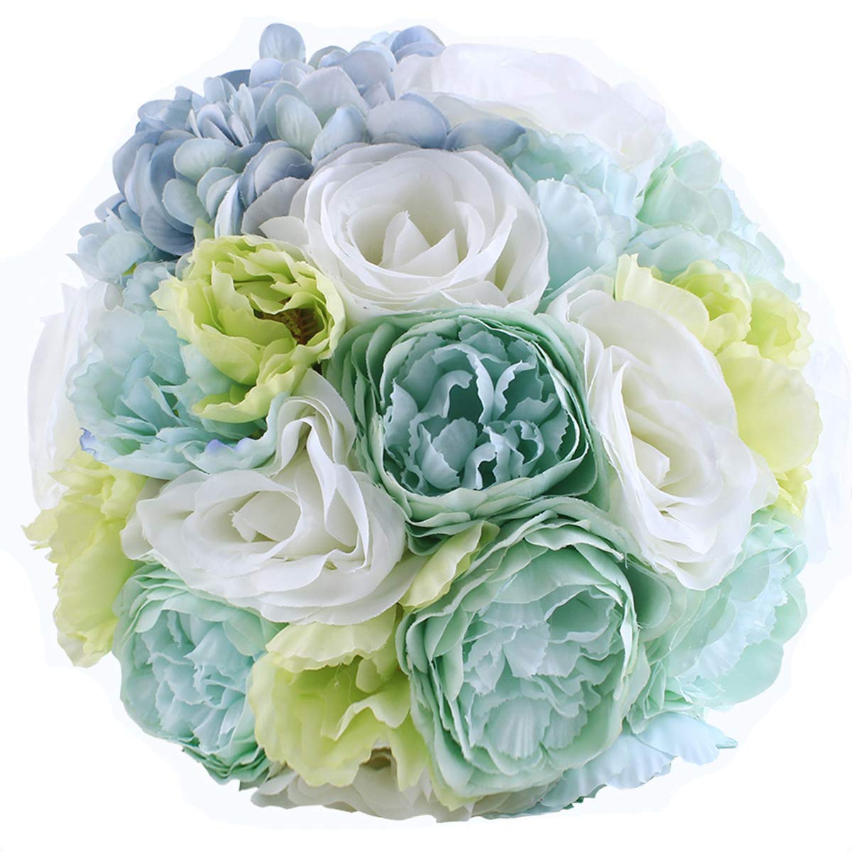 Abbie Home Beach Wedding Bridal Bouquet Holding Tossing Flower with Rhinestone Decoration (476B)