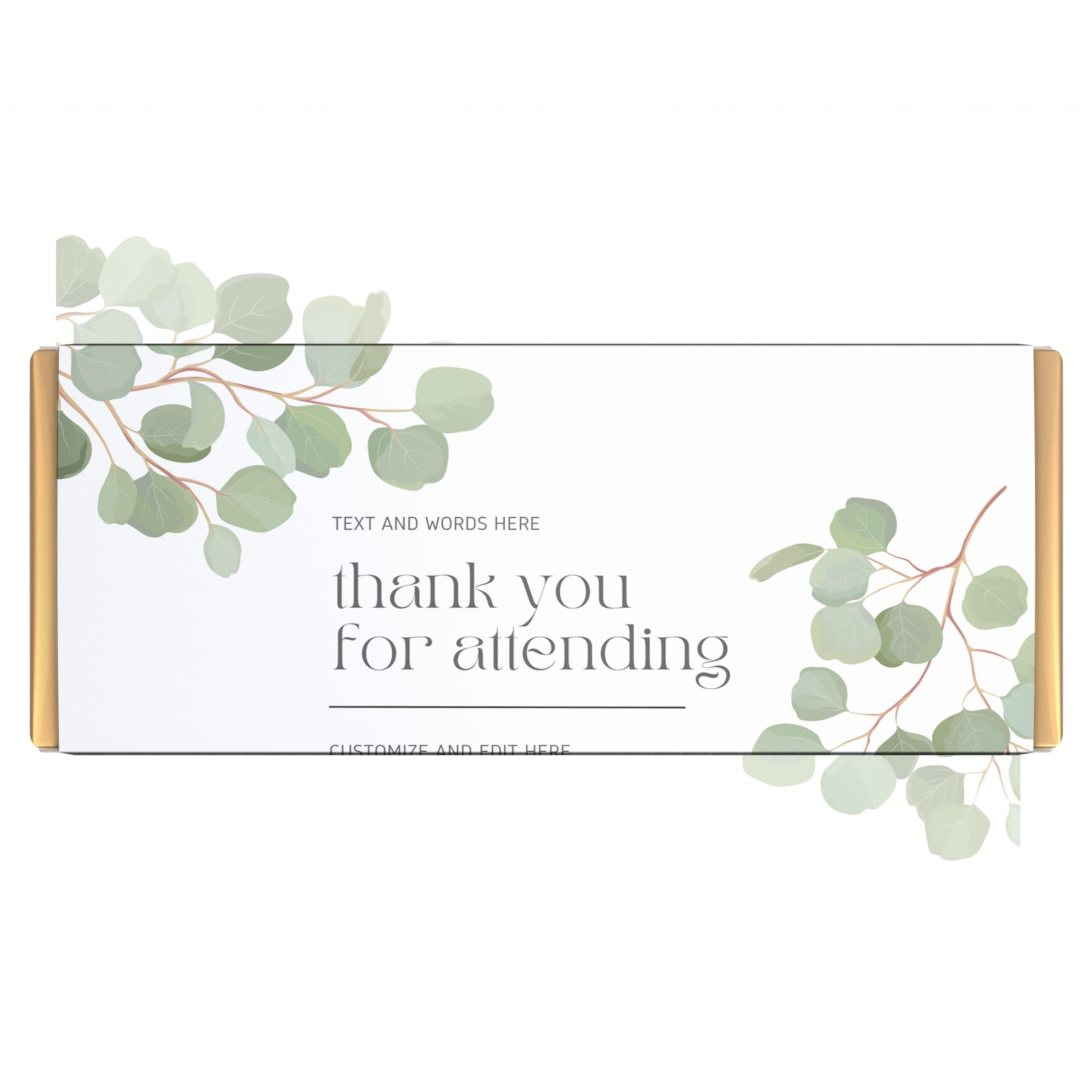 100 Labels For Candy Bars (100, Candy Bar Labels (5.3 X 5.25 In.))