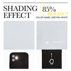 Nicetown Room Darkening Curtain Panels For Bedroom -Easy-Care Solid Thermal Insulated Grommet Room Darkening Draperies/Drapes (2