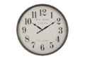 Monarch Specialties I 9024 Clocks, 30' Round, Large Oversized, Wall Clock, Brown, Transitional