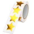 Sannix Gold Star Stickers,1.5 Inch Gold Star Stickers For Kids Reward Metallic Foil Star Labels 500Pcs Stars Sticker For Diy Cra
