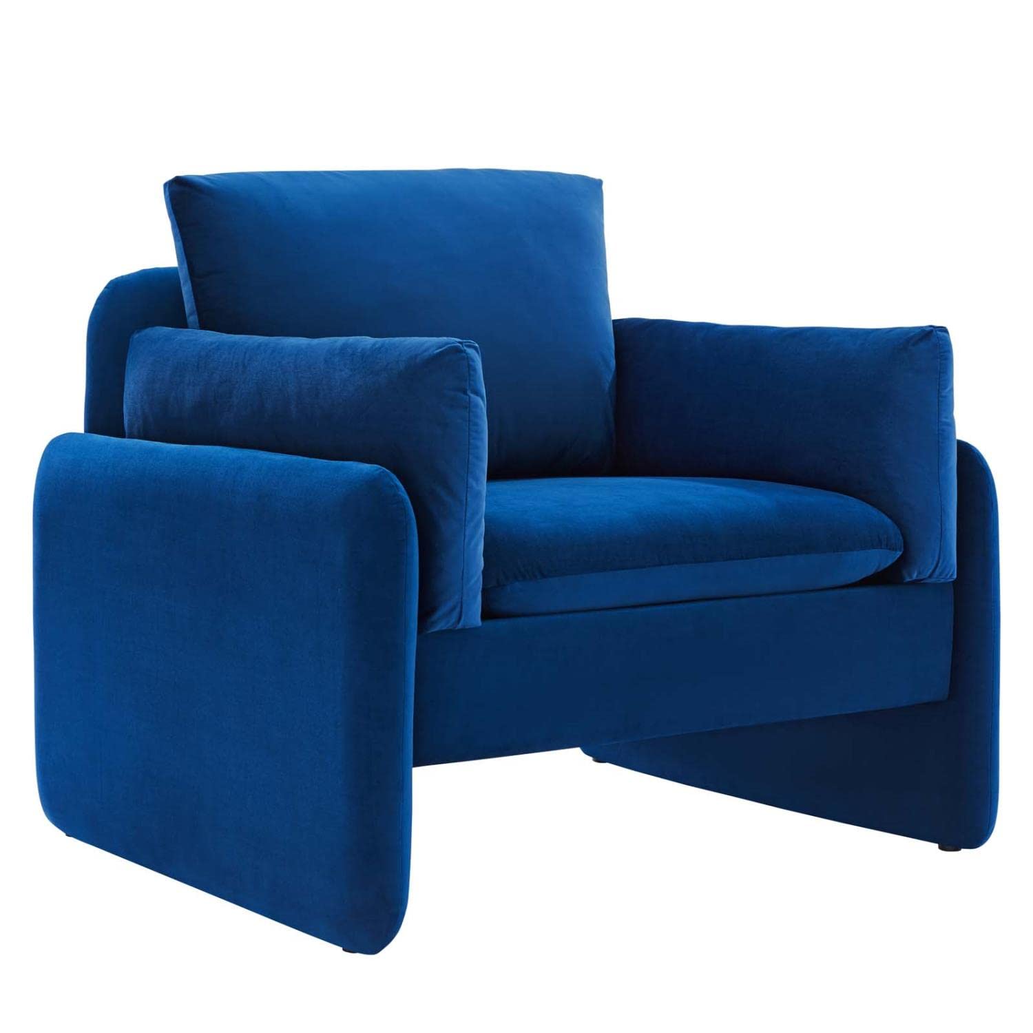 Modway Indicate Performance Velvet, Armchair, Navy