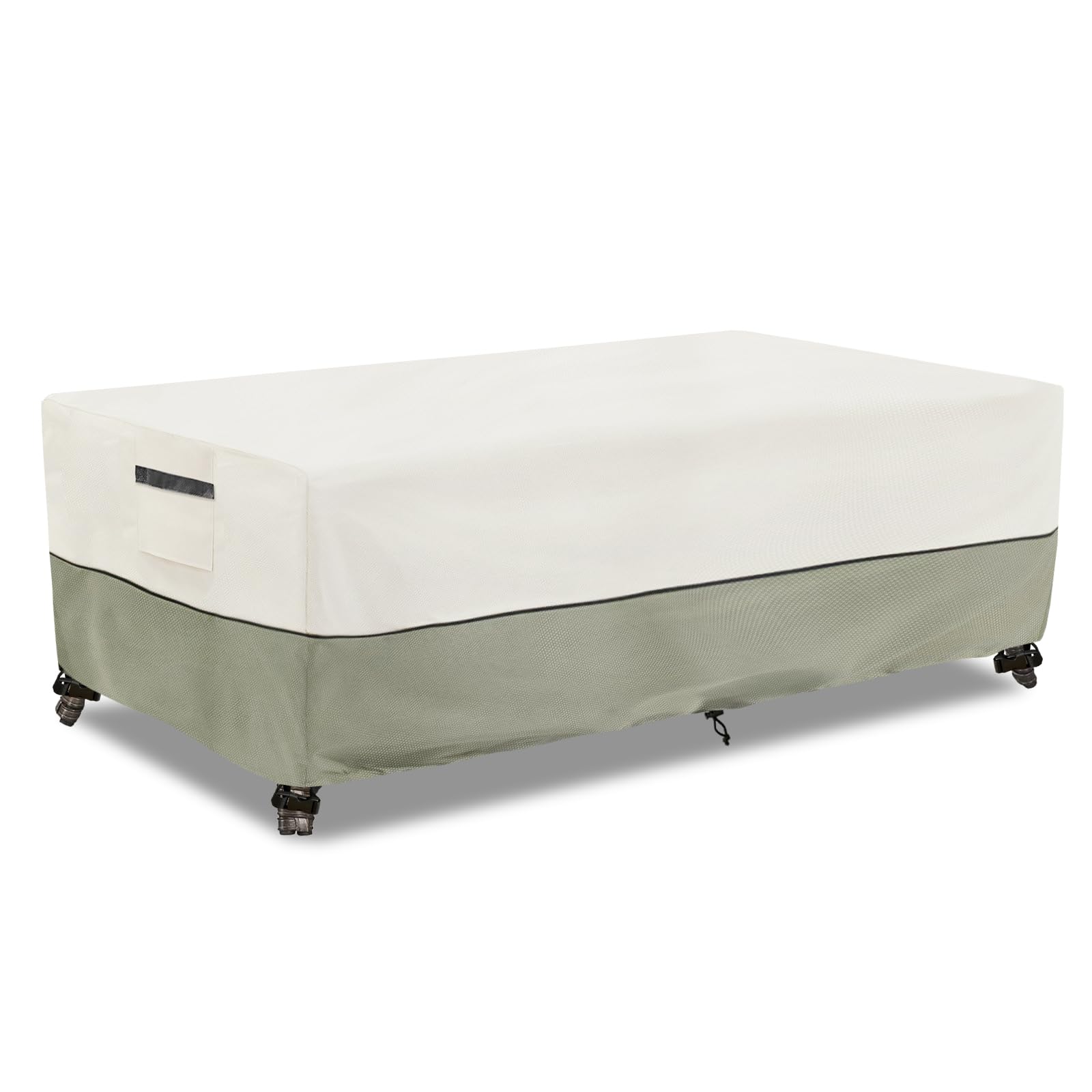 LSongSKY Outdoor Coffee Table Cover,Waterproof Rectangular Patio Small Side Table Cover,48 x 28 x 16 inch,Outdoor Table Covers W