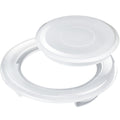 Bememo 2 Inch Patio Table Umbrella Hole Ring And Cap Set, Standard Size Umbrella Thicker Hole Ring Plug And Cap Set (Translucent