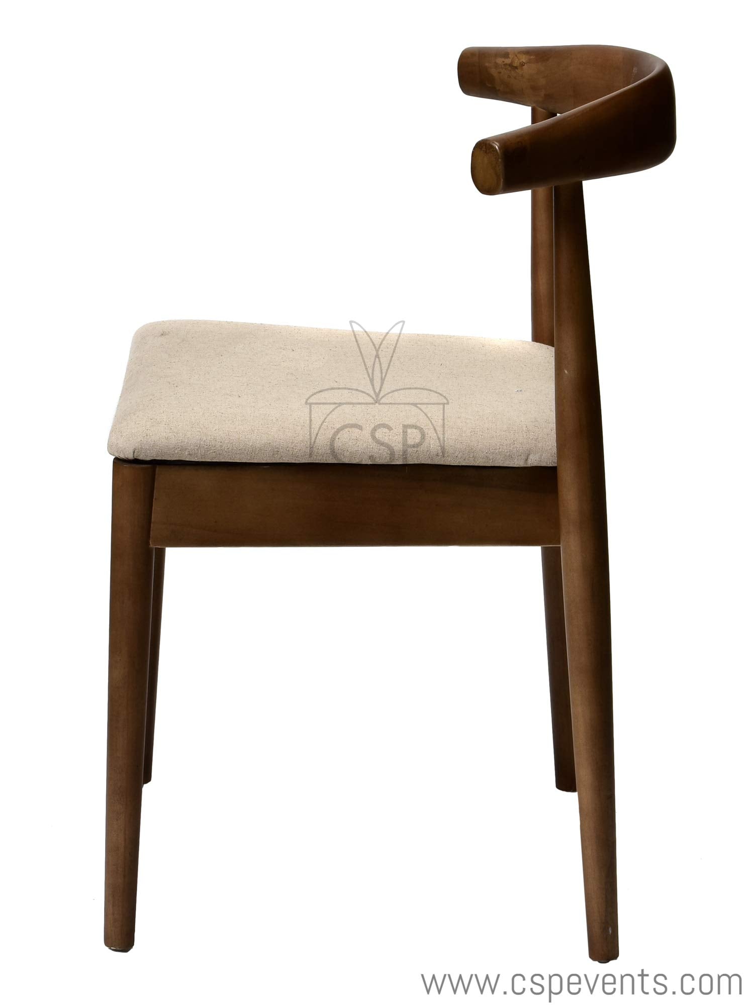 Commercial Seating Products Mid Century Café Tinted Raw Dining Chairs