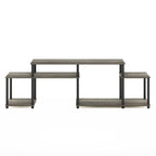 Furinno Turn-N-Tube Handel Stand for TV up to 55 Inch, French Oak