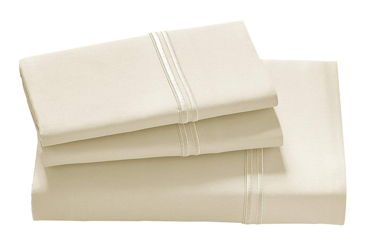 PureCare Elements Premium Modal 4 Piece Sheet Set, Split California King, Ivory…