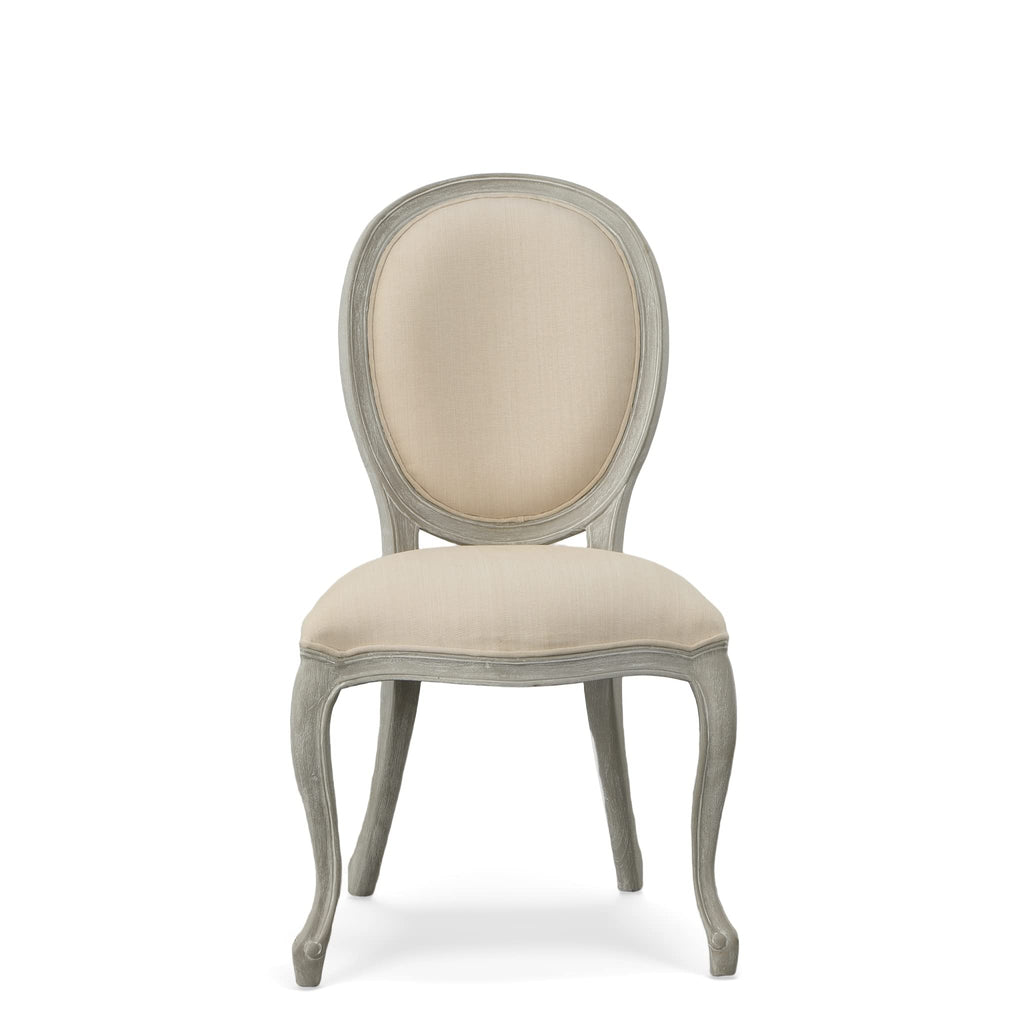 AFD Home Mystique Gray Mahogany Casual Dining Side Chair