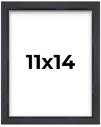 11x14 Shadow Box Frame Contemporary Black | 1'' Depth of Usable Space| Interior Size 11x14 or 14x11 Inches| UV Resistant Acrylic