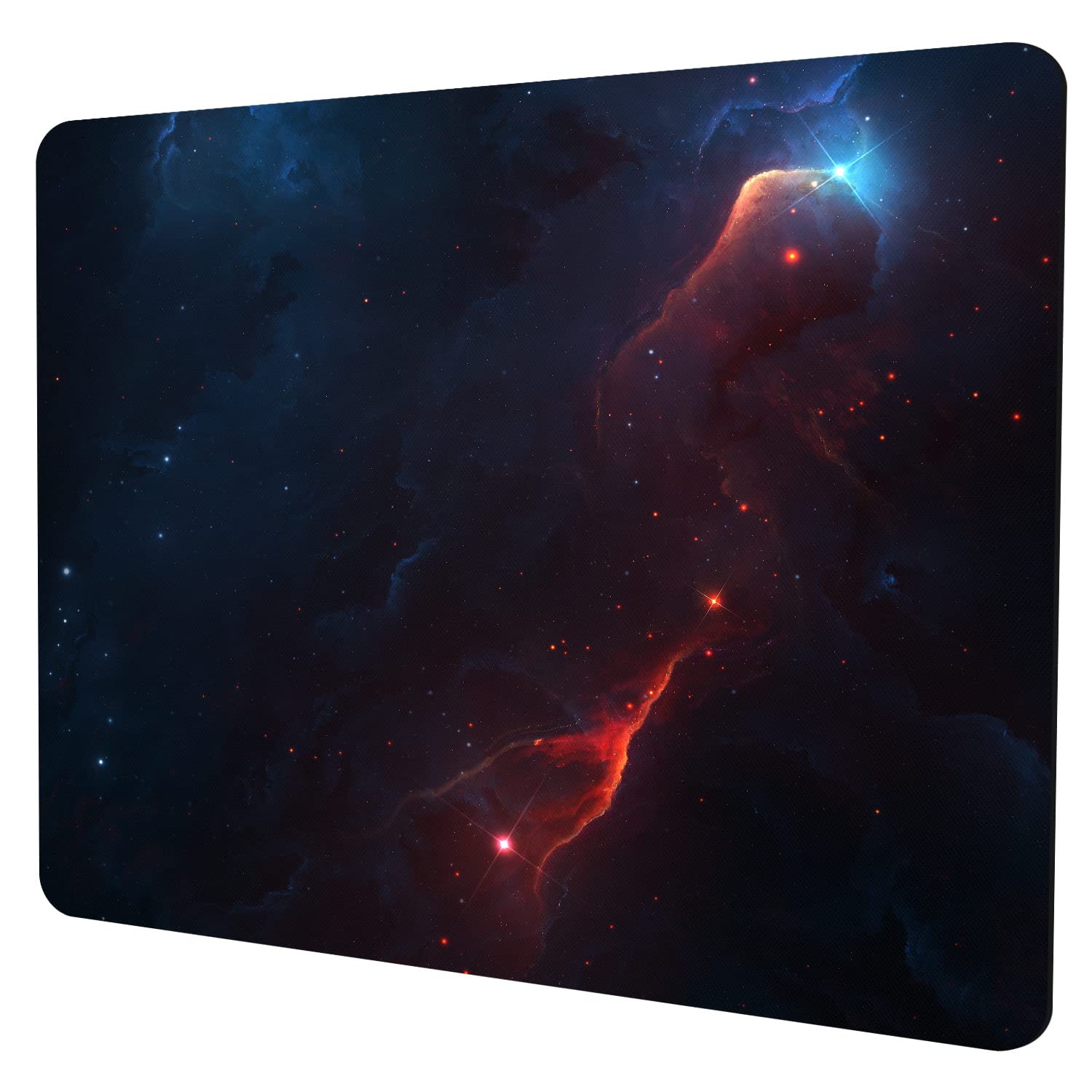 Shalysong Space Galaxy Mouse Pad Personalized Design Customized Square Office Rubber Mouse Pad 9.5X7.9 Inch