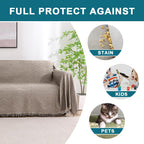 Turquoize Cotton Sofa Cover Couch Cover Sand Couch Protector Sofa Throw Cover For Couches Washable Sectional Sofa Couch Covers F