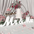 Mr and Mrs Sign for Wedding Table,Large Wooden Letters Mr & Miss Signs for Sweetheart Table,Photo Props Wedding decorations for 
