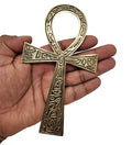 Solid Brass Ankh 6.25 ~ Perfect for your Altar, Wall D  cor, Gift Giving, Ritual needs. Made of 100% yellow brass quality produc