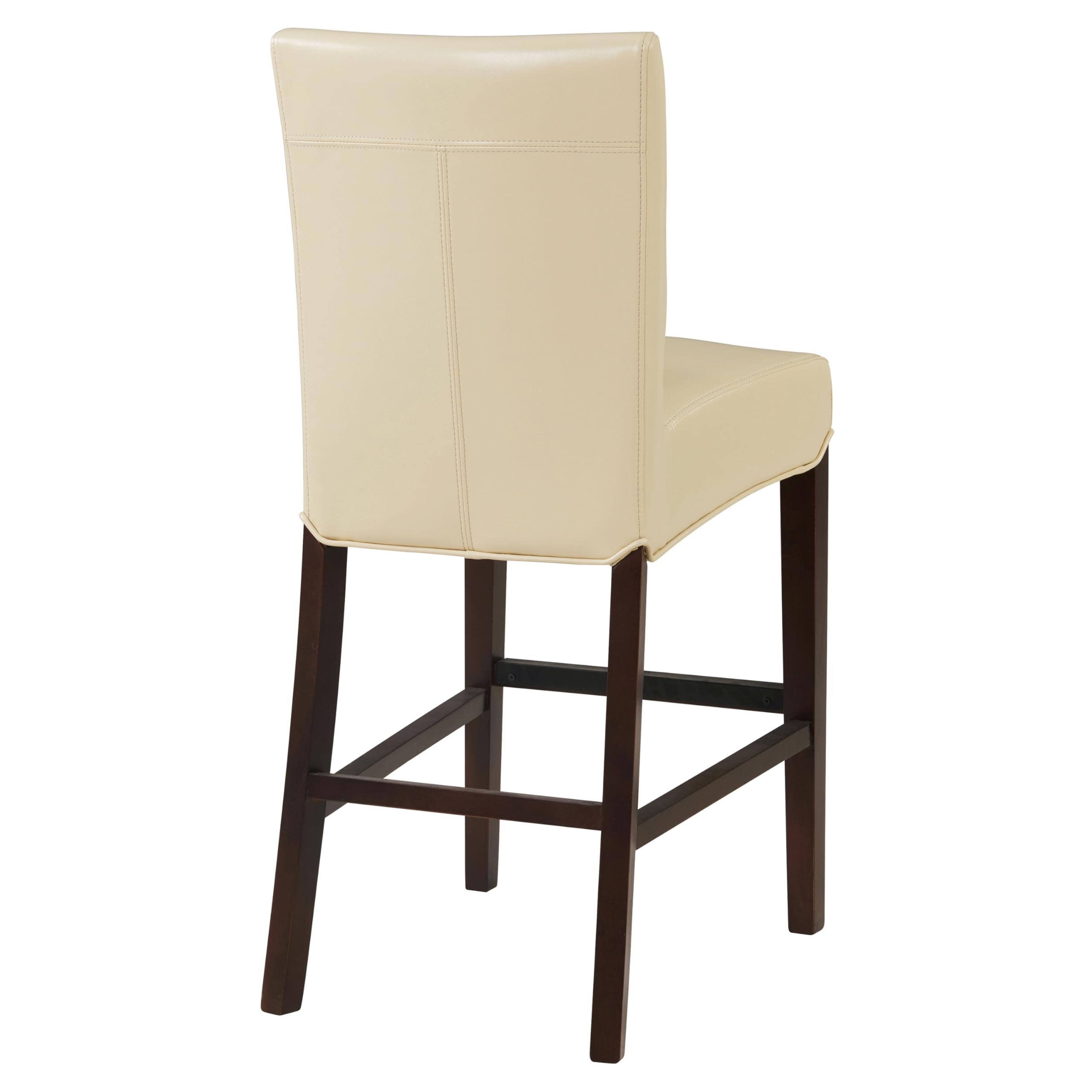 New Pacific Direct Milton Bonded Leather Counter Bar & Counter Stools, Cream