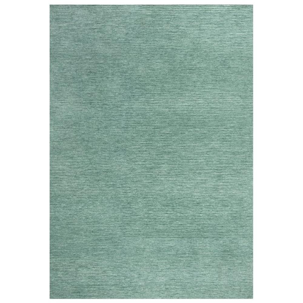 Rizzy Home Alora Decor Luna 7'6"X9'6" Solid/Tone On Tone Aqua/Blue Hand-Tufted Area Rug