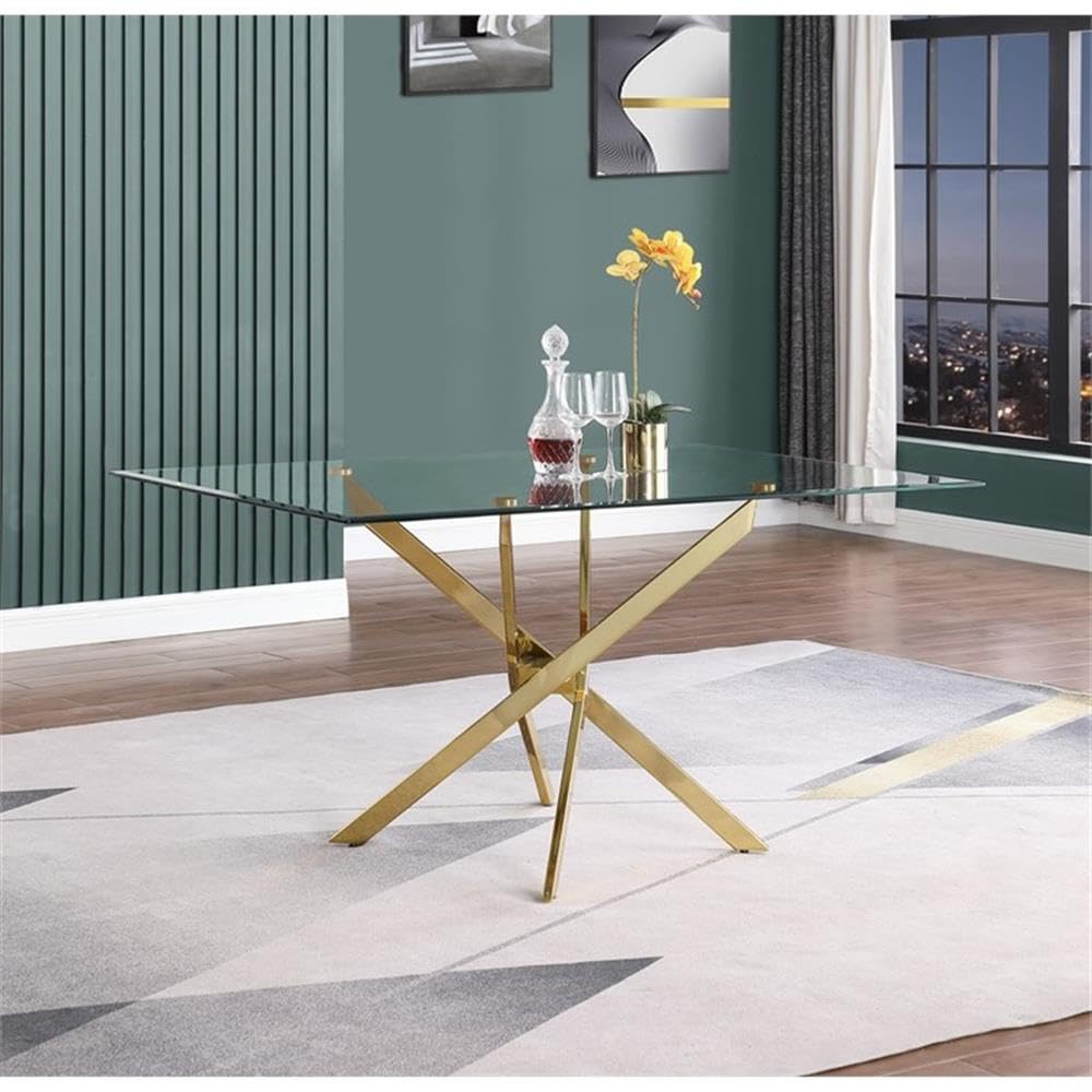 Best Quality Furniture Dining Set, Gold - Thumbnail 2