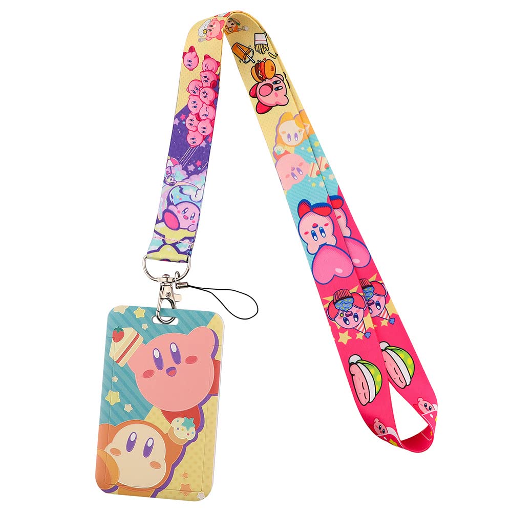Kiry Lanyard Keychain, Anime Id Badges Lanyard, Key Lanyard For Id Card Holder, Cell Phone Case (With Card)