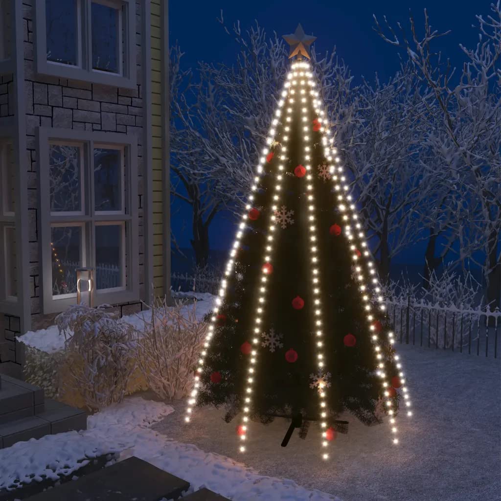 Guirlande lumineuse d'arbre de Noël 400 LED Blanc froid 400 cm