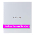 Kiera Grace 400-Pocket Jocelyn Simple & Classic Photo Album For Home & Office With CD Storage Pocket, 13.19   L x 12.01W x 1.5H 
